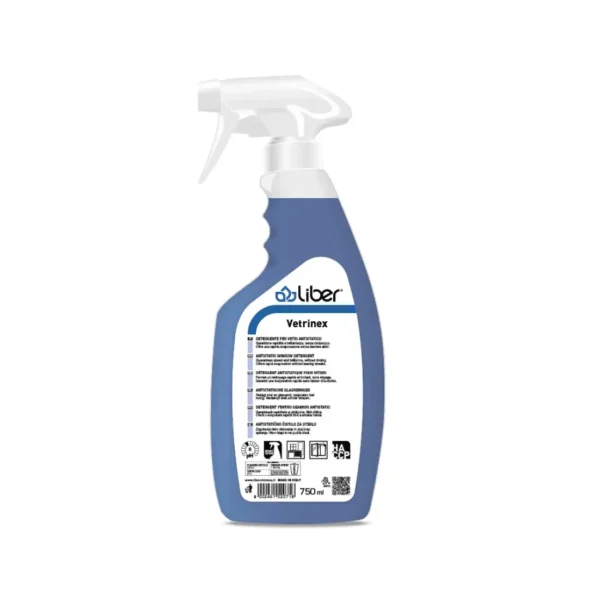 Професионален препарат за почистване на стъкла и витрини - Vetrinex 750ml